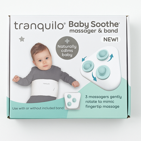 Tranquilo Baby Soothe Massager and Band product designed to naturally calm and soothe babies