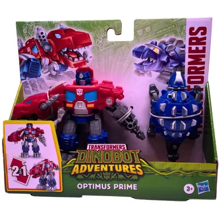 Transformers Dinobot Adventures Optimus Prime 2-in-1 Dino Robot Figure by Hasbro