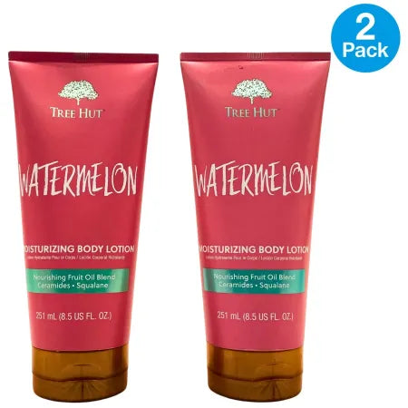 Tree Hut Watermelon Moisturizing Body Lotion 8.5 oz – 2 Pack – New