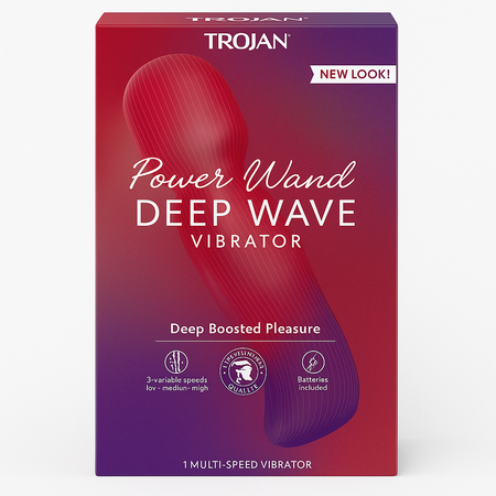 Trojan Power Wand Deep Wave Vibrator – Multi-Speed – New