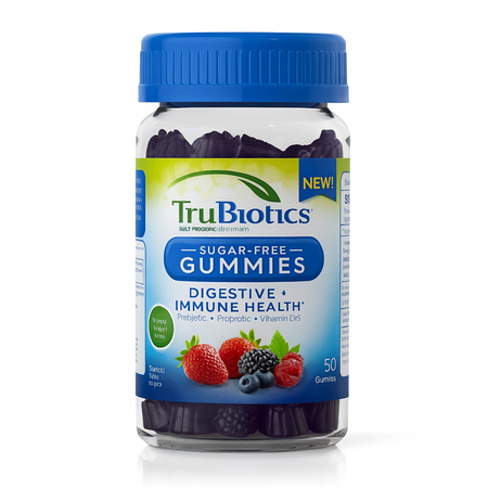 TruBiotics Sugar-Free Gummies Digestive + Immune Health 50ct New