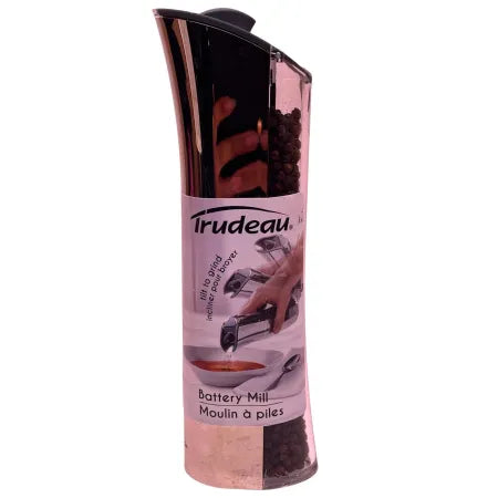 Trudeau Electric Salt & Pepper Grinder Battery Mill LED Light