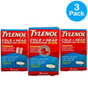 Tylenol Cold + Head Congestion Severe 24ct – 3 Pack – EXP 09/2026 – New