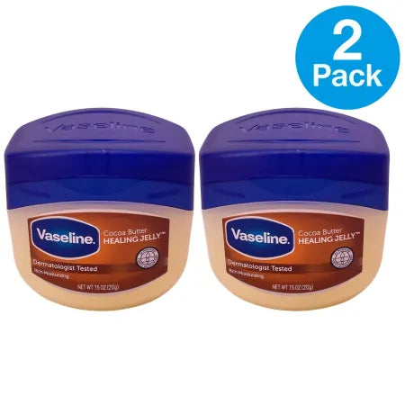 Vaseline Cocoa Butter Healing Jelly 7.5 oz 2 Pack New
