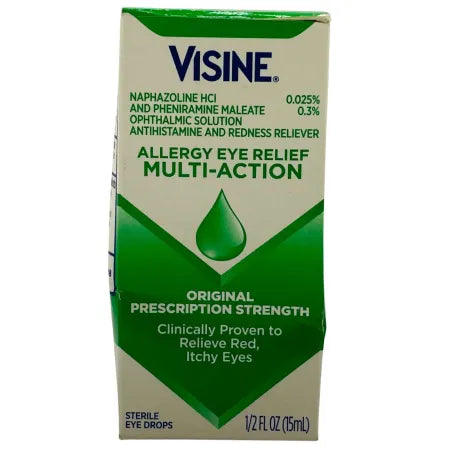 Visine Allergy Eye Relief Multi-Action 15ML 1 Pack New 1