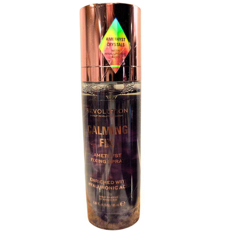 Revolution Beauty Calming Fix Amethyst Fixing Setting Spray Crystals Hyaluronic (1 Pack)
