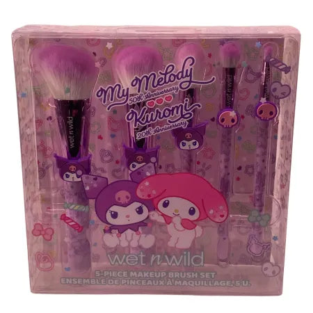 Wet n Wild My Melody Kuromi 5 Piece Makeup Brush Set New