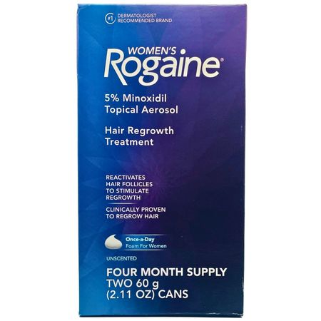 Women’s Rogaine 5% Minoxidil Topical Aerosol 2.11oz New 06/2026