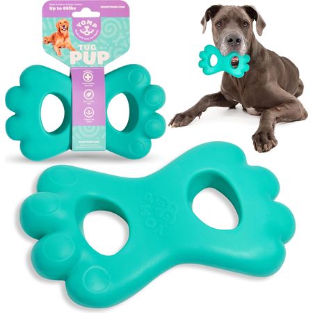 Yomp TugPup Dog Tug of War Toy - Interactive Dog Pull Toy - Pet-Safe, Non-Toxic Silicone Dog Toy for Soft & Medium Chewers - Puppy Chew Toys, Teething Dog Toys for Puppies