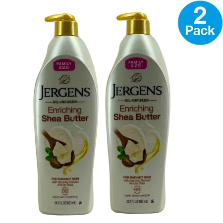 Jergens Shea Butter Body Lotion 28.2 Oz 2 Pack New
