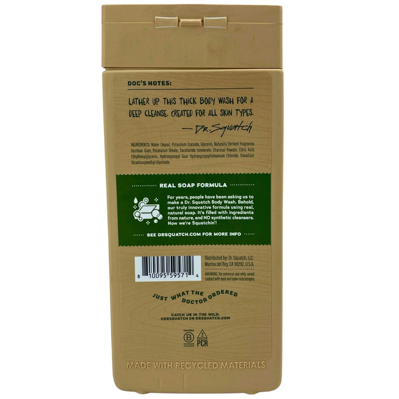 Dr. Squatch Men's Natural Body Wash Pine Tar 14 fl oz (2 Pack)