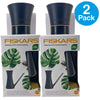 Fiskars Indoor Watering Can Precise Pouring 40oz 1.2L Charcoal Black 2 Pack New