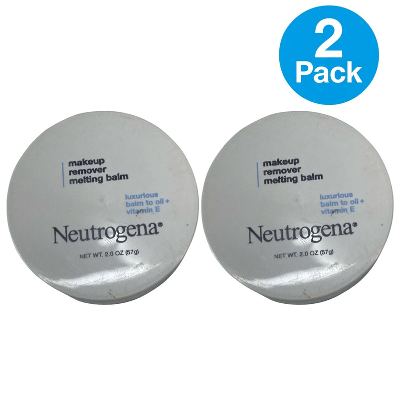 Neutrogena Makeup Remover Melting Balm Vitamin E 2 oz 2 Pack New