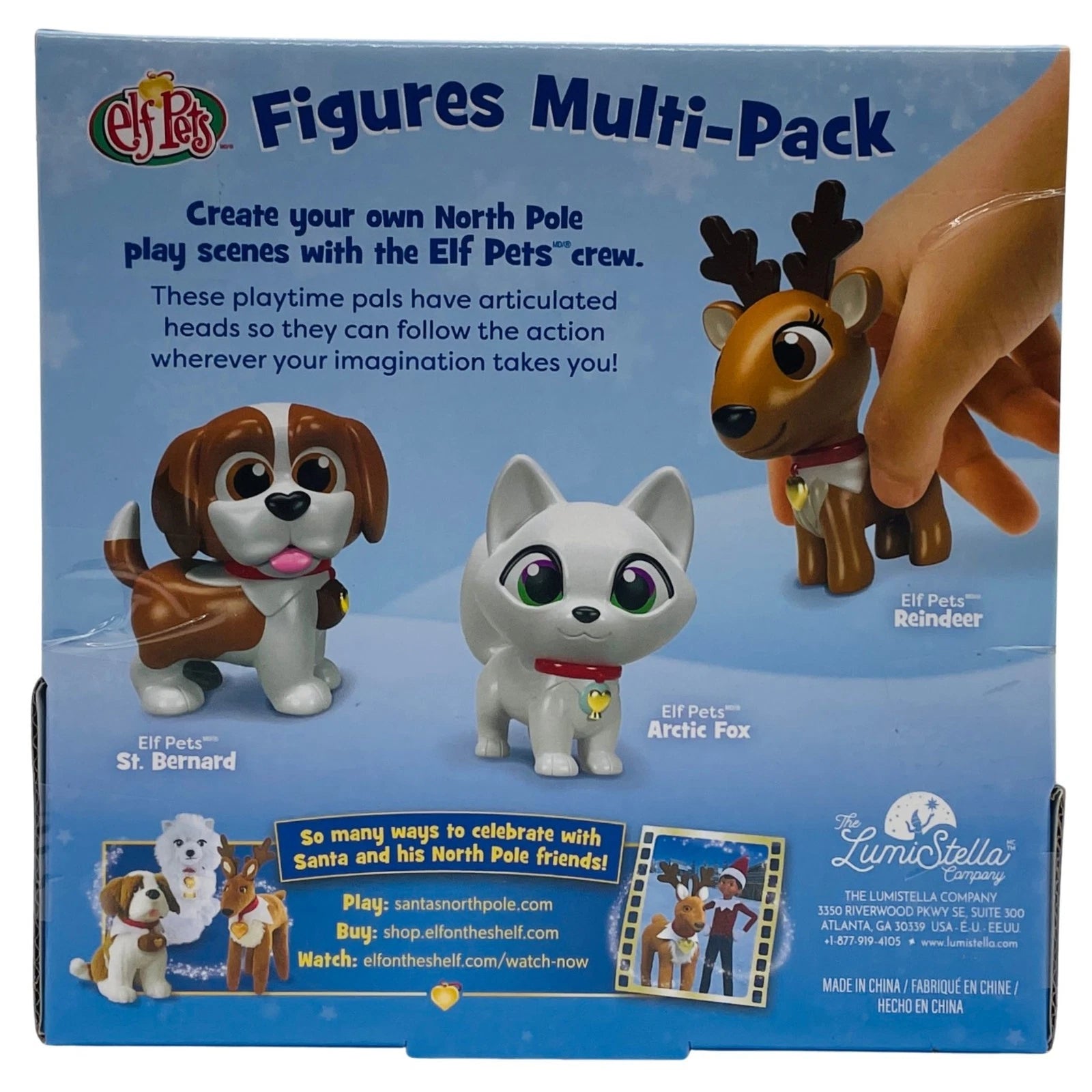 Elf Pets Figures Multi-Pack Set 3 Pack New