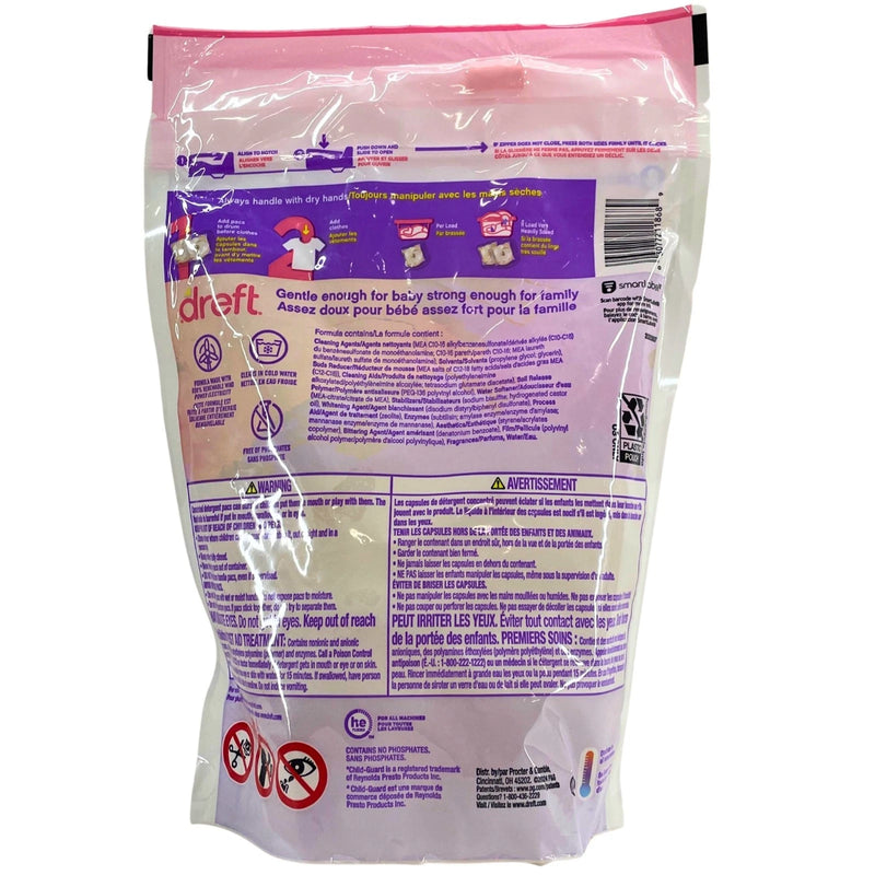 Dreft Laundry Detergent Pacs All Ages Lightly Scented Hypoallergenic 2 Pack New