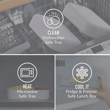 Bentgo Adults Bento Lunch Box Office Work Leak-Resistant Food Container, Blue 4