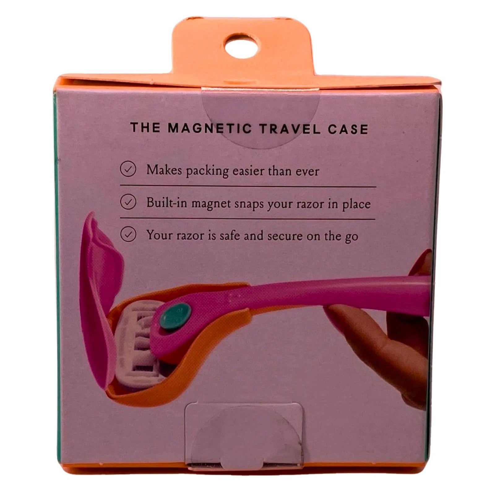 Billie Malibu Magnetic Travel Case for Razors (3 Pack) New