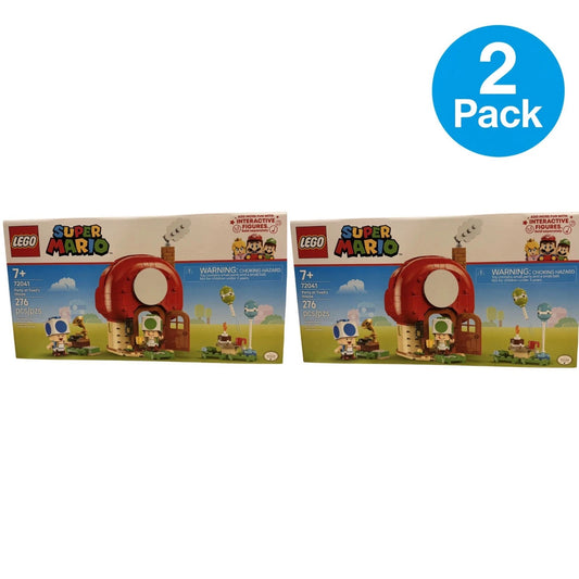 LEGO Super Mario Toad House 276PCS Building Set 2 Pack New
