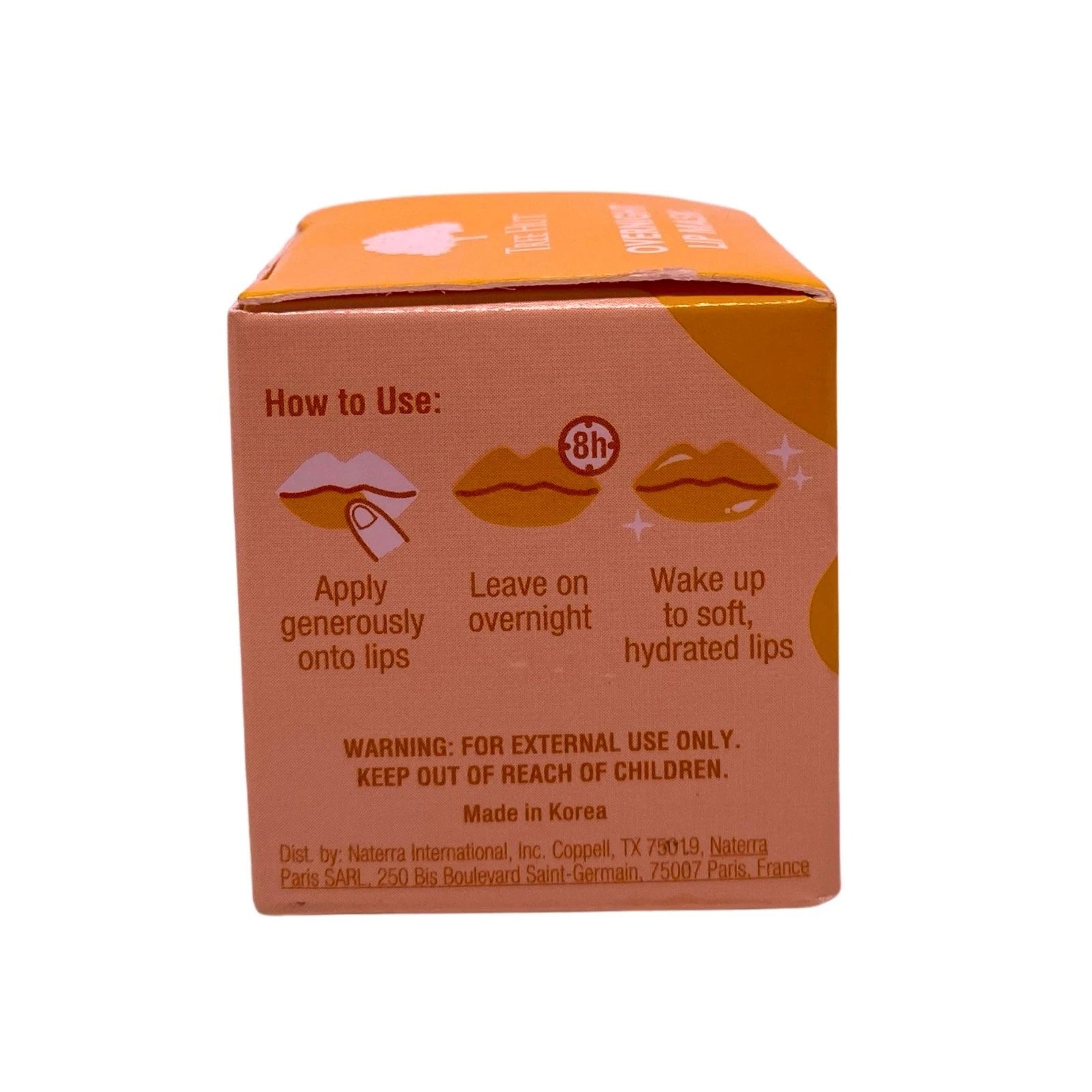 Tree Hut Vanilla Overnight Lip Mask 0.6 oz 3-Pack New