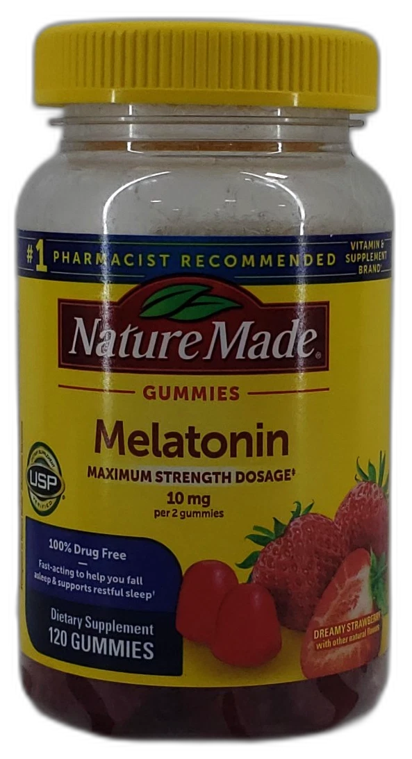 Nature Made Gummies Count Sleep 240 Total Exp 09/27 Pack of 2 New