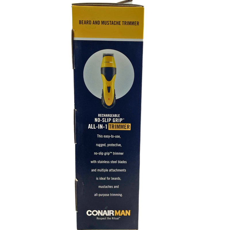 ConairMan Rechargeable No-Slip Grip All-In-1 Trimmer GMT260 1 Pack New