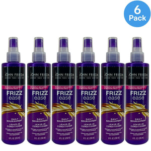 John Frieda Frizz Ease Daily Nourishment Leave-In Conditioner 8 Oz 6 Pack New