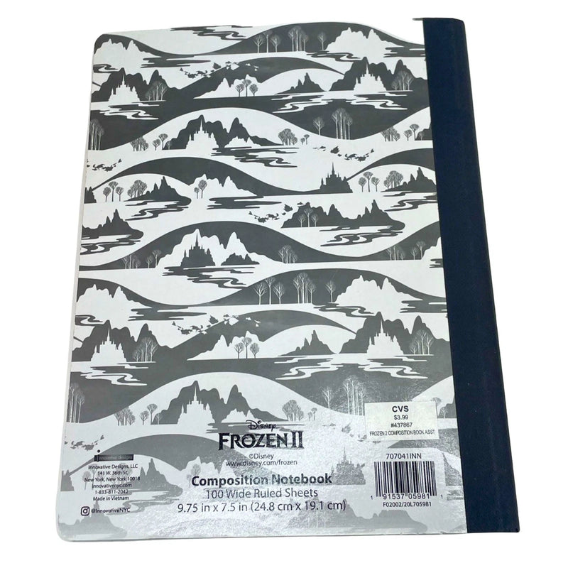 Disney Frozen II Queen Elsa Wide Ruled Composition Notebook 100 Sheets 3 Pack Ne