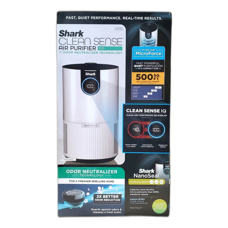 Shark Clean SenseAir Purifier HEPA Filter Odor Neutralizer Technology New