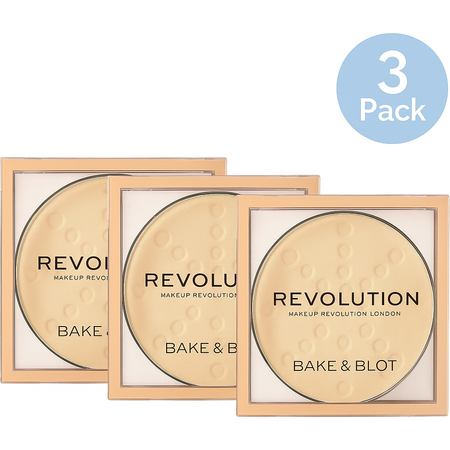 Revolution Matte Base Pressed Powder P2 3 Pack New