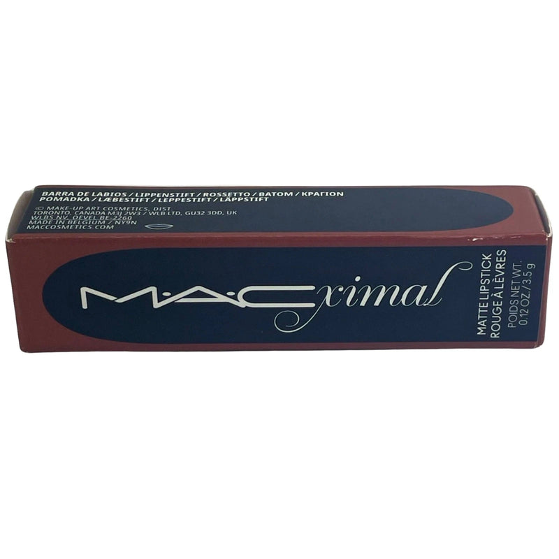 MAC Macximal Matte Lipstick 616 Taupe Longwear Lip Color 0.12 oz New
