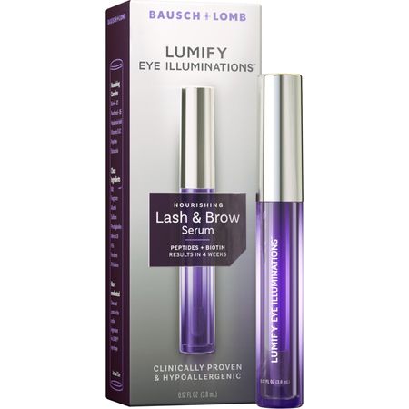 LUMIFY Eye Illuminations Lash & Brow Serum, Clinically Proven & Hypoallergenic, 3.8mL