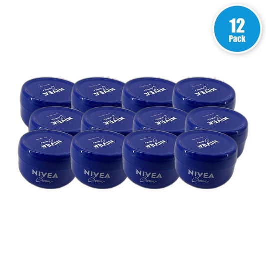 Nivea Creme Jar Original Moisturizing Cream 6.8oz All Skin Types Pack of 12 New