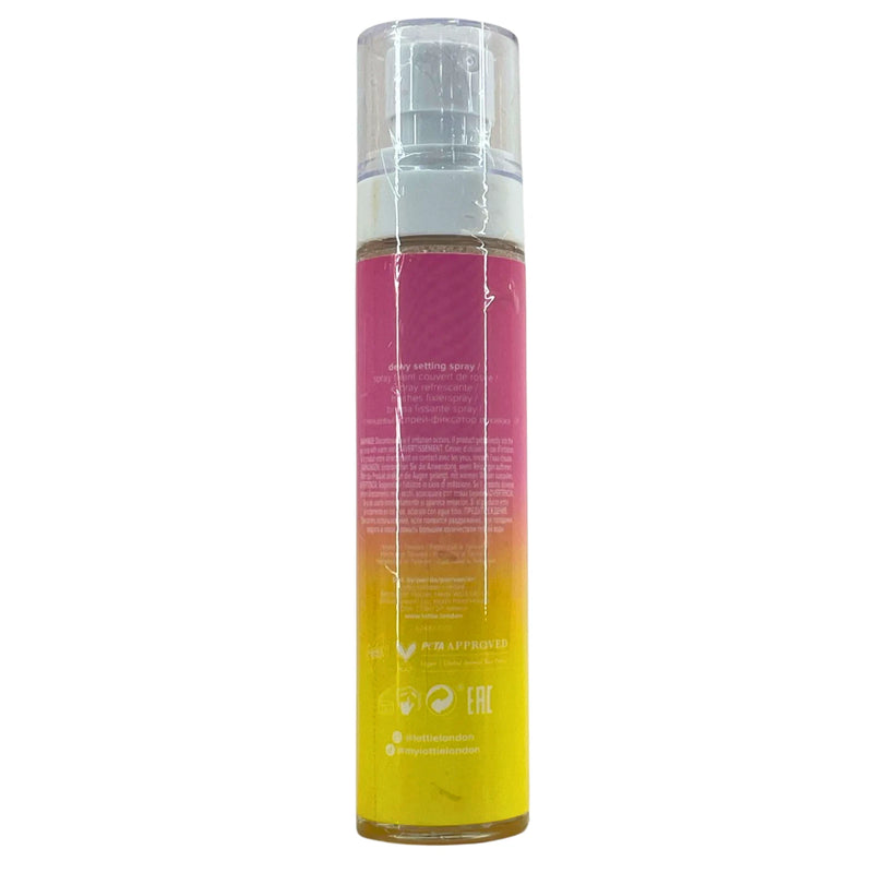 Lottie London Stay Dewy AF Setting Spray Japanese Rose Water 2.7 oz 2 Pack Bundl