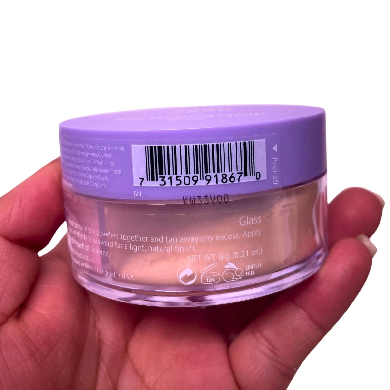 JOAH Glow Perfecting Powder 6g Talc-Free JFSP06 - Medium (3 Pack ) New 3