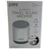 Pure Enrichment Wave Mini Travel Sound Machine White Noise 6 Sounds 1 Pack New