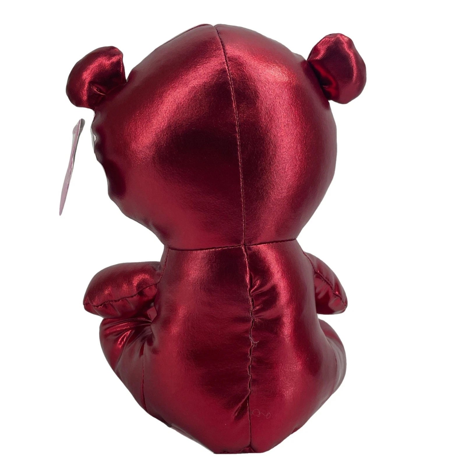 Play Right Shiny Red Valentine Teddy Bear Iridescent Heart 8 inch 3 Pack