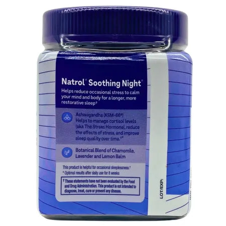 Natrol Soothing Night Gummies Blueberry 50 ct - 2 Pack - New 4