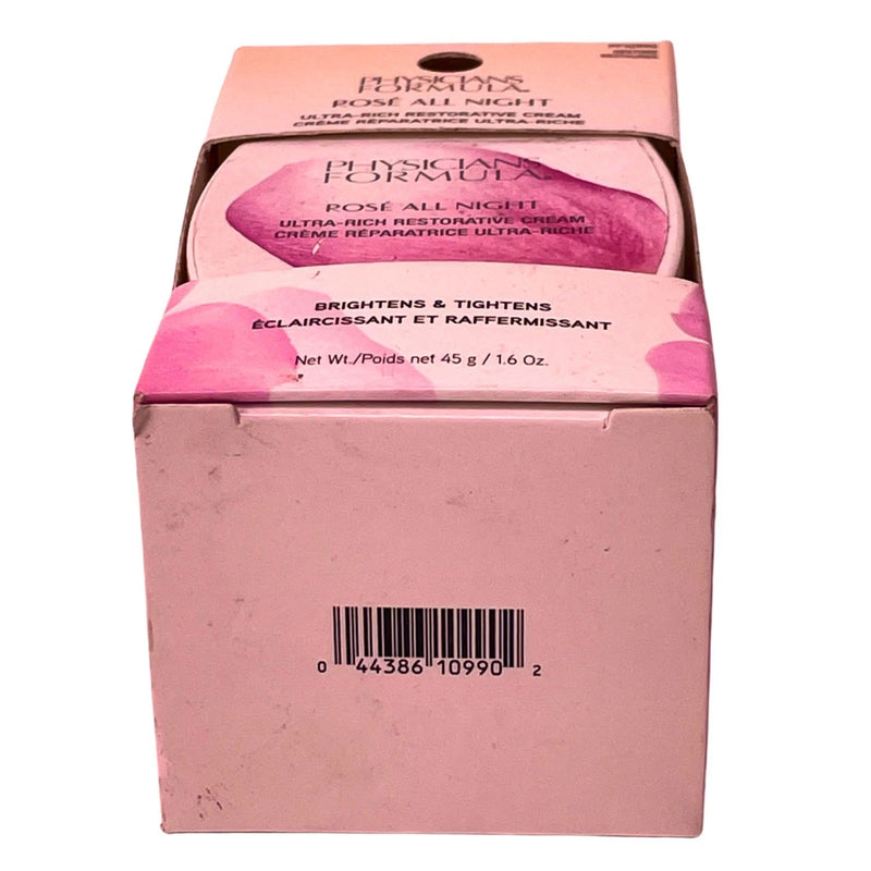 Physicians Formula Rosé All Night Ultra-Rich Restorative Cream 1.6oz 4 Pack Set