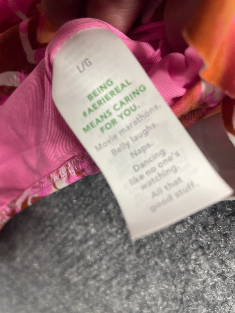 Aerie Swimwear Floral Size L Women's NWT