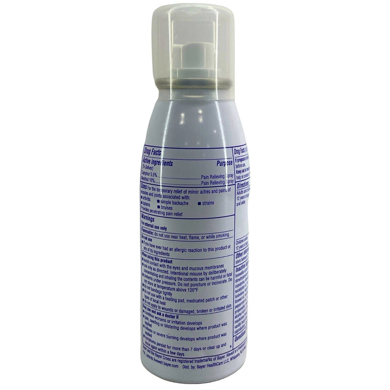AleveX Pain Relieving Spray Max Strength Menthol 16% Camphor 5.5% Exp 11/27