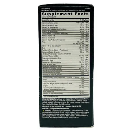 GNC Mega Men Essentials One Daily Multi 60 Caplets 1 Pack New 4