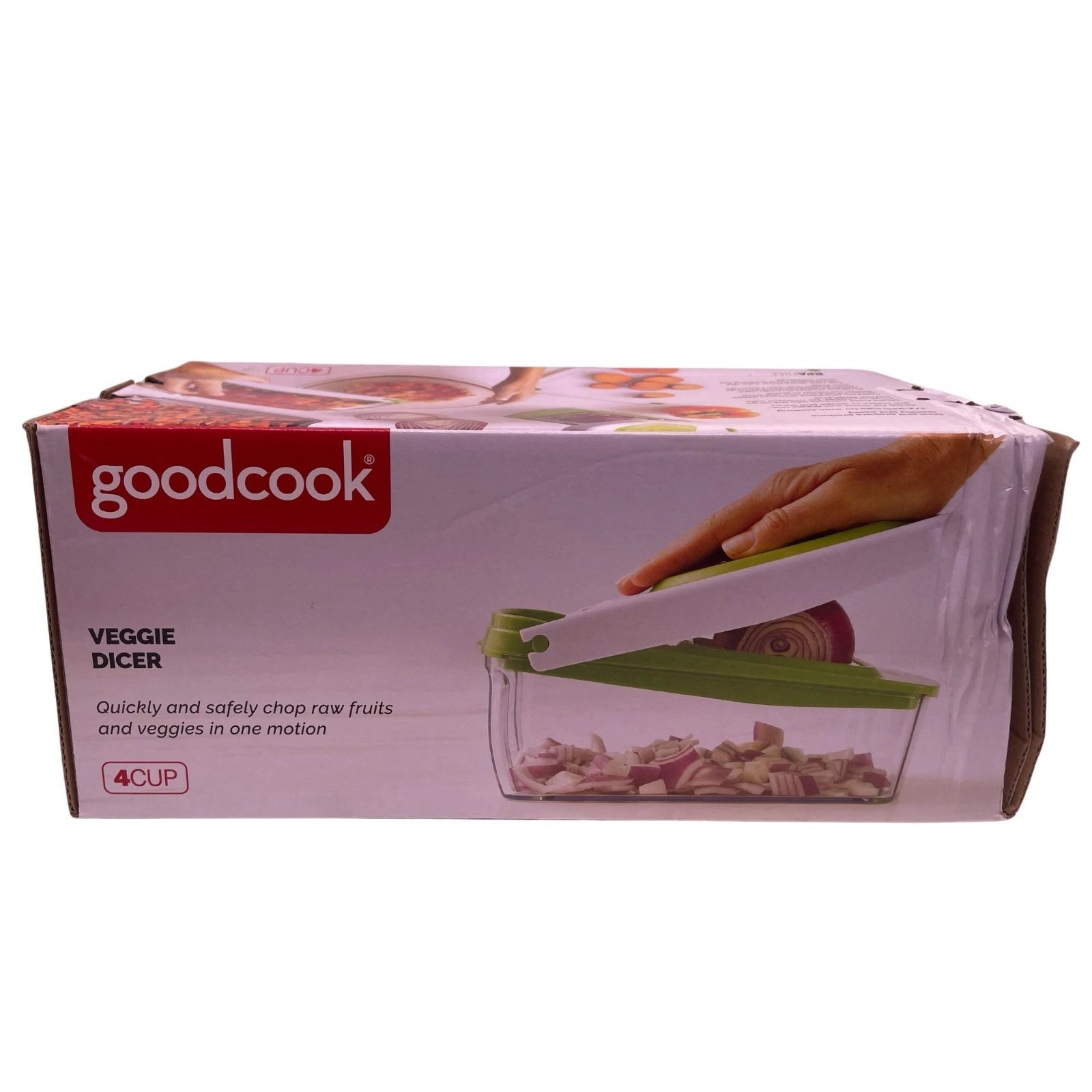 GoodCook Veggie Dicer 4 Cup 3 Pack Kitchen Chopper New