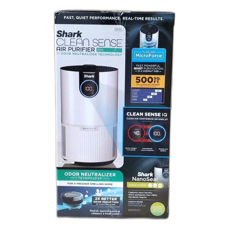 Shark Clean SenseAir Purifier HEPA Filter Odor Neutralizer Technology New