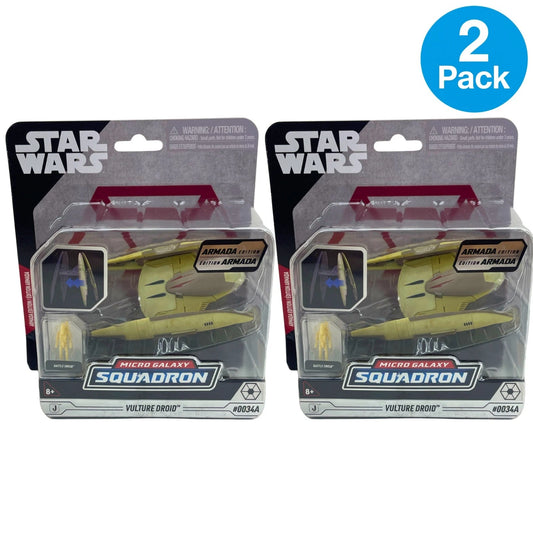 Star Wars Micro Galaxy Squadron Vulture Droid Armada Edition 2 Pack New