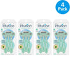 Schick Intuition Sensitive Care 4-blade disposable razor pack with aloe for sensitive skin