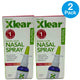 Xlear Natural Saline Nasal Spray with Xylitol 1.5 FL OZ Daily Relief 2 Pack New
