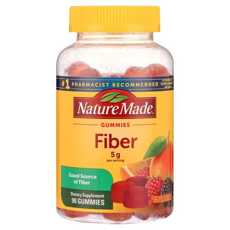 Nature Made Fiber Gummies - Orange & Mixed Berry 5 g 90 Gummies