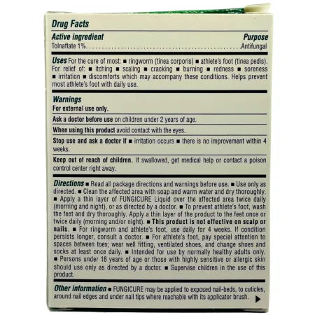 FungiCure Anti-Fungal Liquid 1 fl oz (30 mL) – Clinically Proven – New