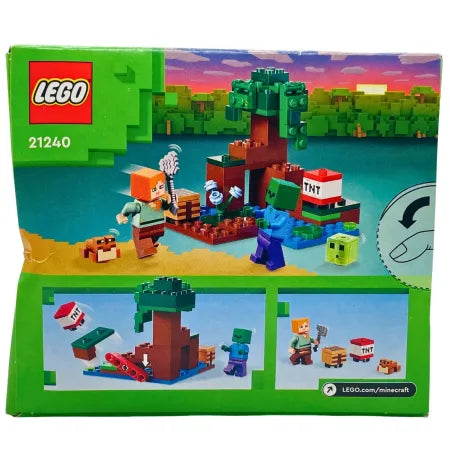 LEGO Minecraft 21240 The Swamp Adventure 65 pcs – 2 Pack – New