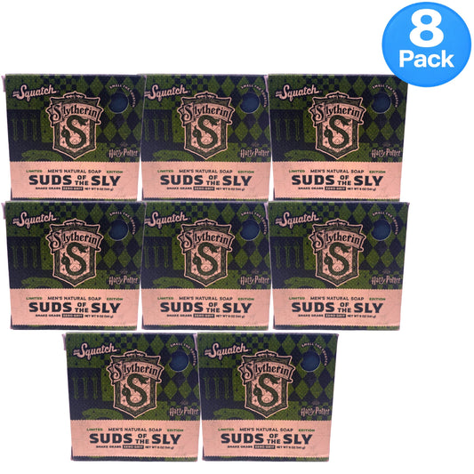 Dr. Squatch Harry Potter Slytherin Suds of the Sly Men's Natural Soap 5 oz 8 Pac